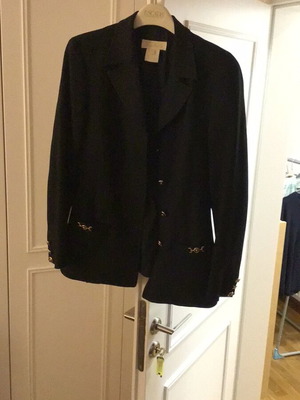 Escada jacket used, black, size L, missing first button