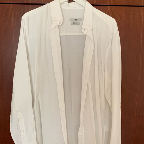 Men's white shirt like new, size L