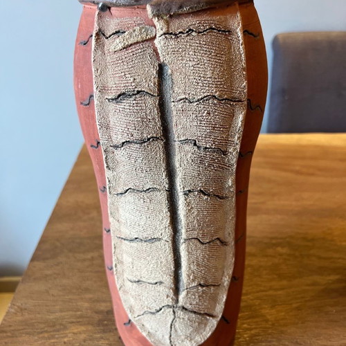 Clay vases new, set of two pieces