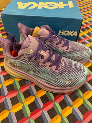 Παπούτσια Hoka Clifton 9 καινούργια, πολύχρωμα, μέγεθος 39.5