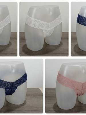 Women's lingerie set 5 pieces size large multicolor new