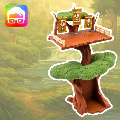 Everdell Ever Tree 3D printed board game upgrade new