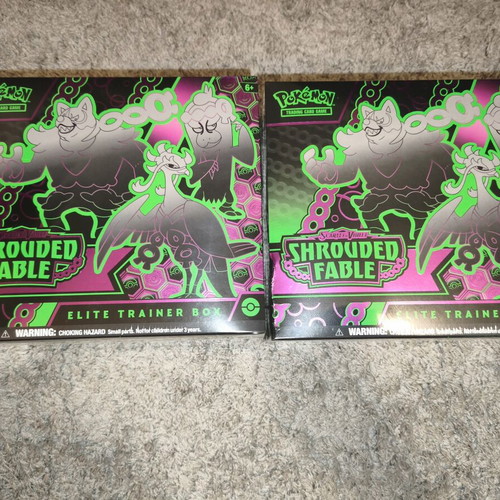 Pokémon Shrouded Fable Elite Trainer Box, set of 2, sealed