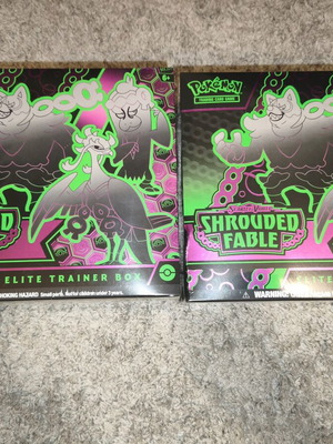 Pokémon Shrouded Fable Elite Trainer Box, set of 2, sealed