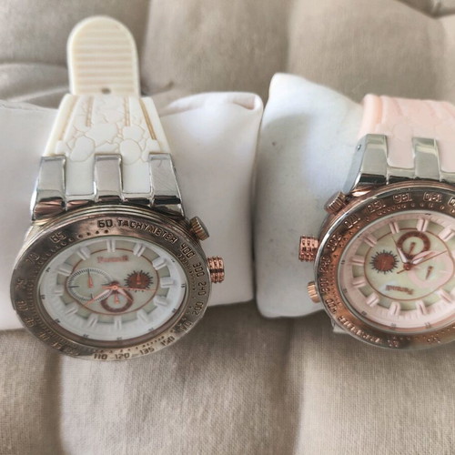Ferendi women's watches like new, pink and white