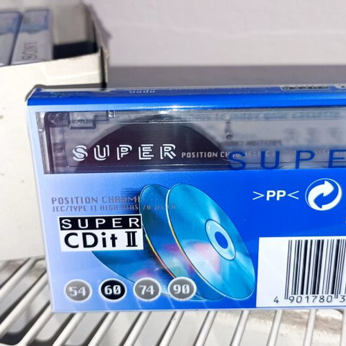 Sony Super CDit II 60 audio cassette sealed pack of 10 vintage