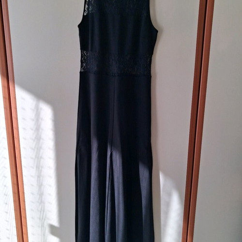 Maxi winter dress Pink Woman black, like new