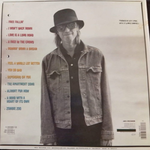 Tom Petty Full Moon Fever LP 1989 Greek pressing, rock