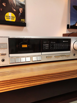 Kenwood KX-50 vintage cassette deck used, metal tape, made in Japan
