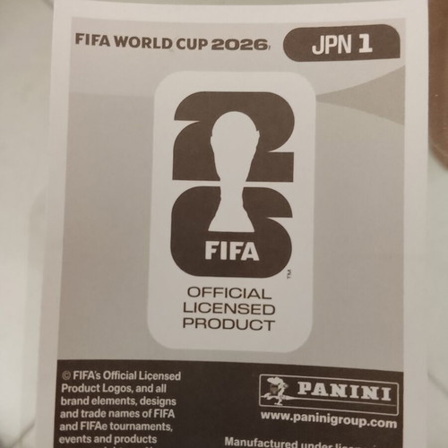 Panini Fifa World Cup 2026 Football Stickers new, foil