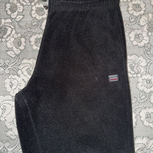 Universal black tracksuit pants, size M