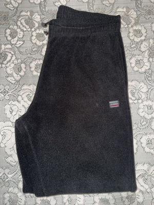 Universal black tracksuit pants, size M