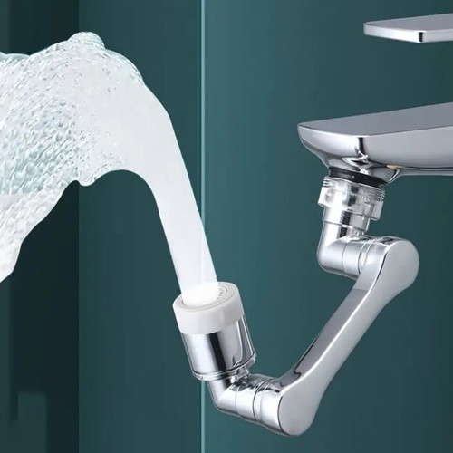 Faucet Extension 360 Degrees new, PVC inox color