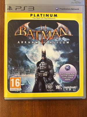 Batman Arkham Asylum PS3 Platinum έκδοση σαν καινούργιο