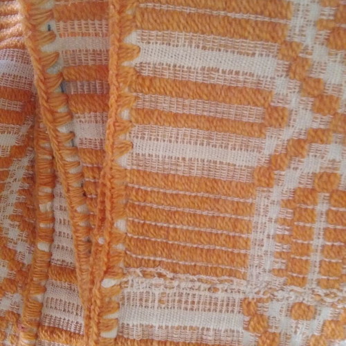 Vintage woven quilt or blanket