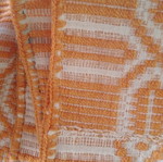 Vintage woven quilt or blanket