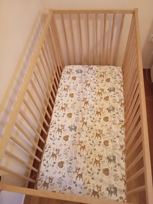 IKEA Baby Cot with Mattress like new