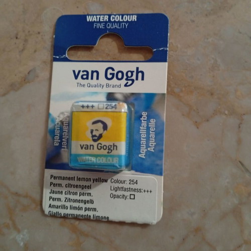 Van Gogh yellow watercolor new