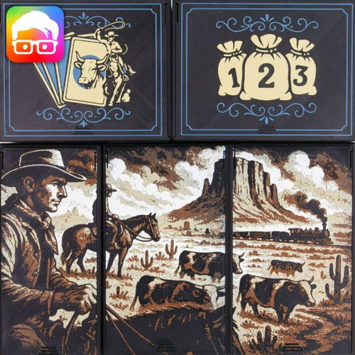 Great Western Trail 2nd Edition Organizer Board Game Insert