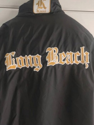 Karl Kani Long Beach 23 μπουφάν σαν καινούργιο, μαύρο και χρυσαφί, XXL