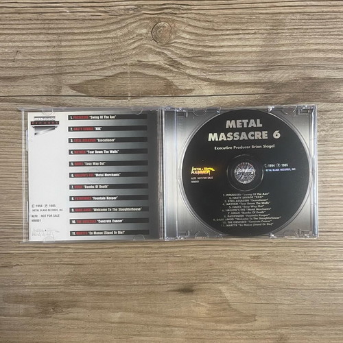 Metal Massacre VI CD used, heavy and thrash metal compilation