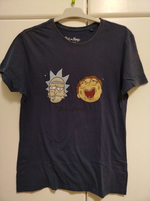 Rick and Morty μπλούζα small μπλε