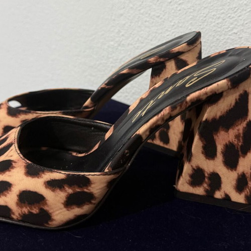 Sante leopard print sandals new, size 36