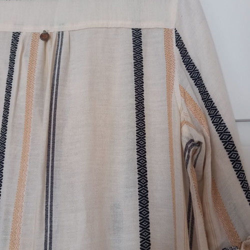 Funky Buddha beach dress like new, beige and brown, medium