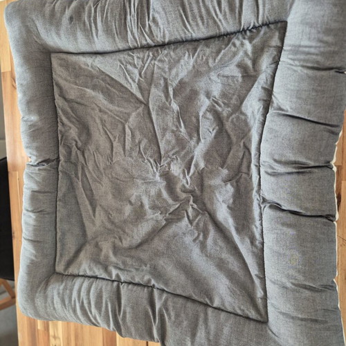 Baby nest and mattress set used, organic cotton, neutral colors