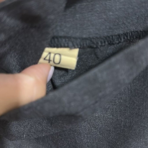 Skirt used, size 40, 100% cotton, gray