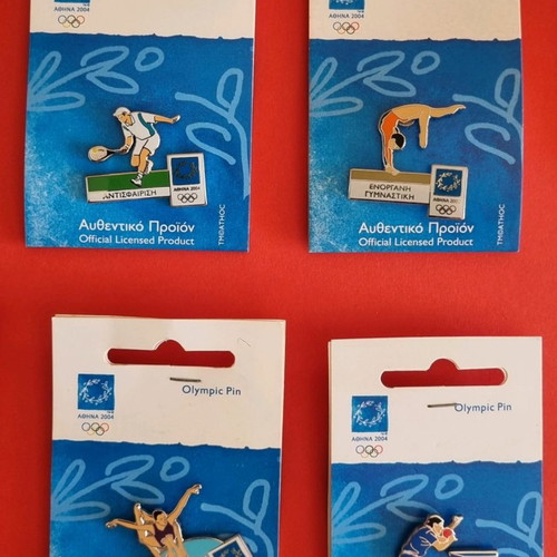 Pins Athens 2004 sports series new, set of 33 pieces