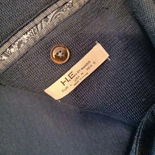 Mango blue jacket used, size Large