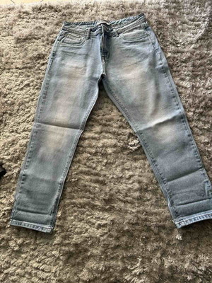 Jeans pants used, straight fit, size M