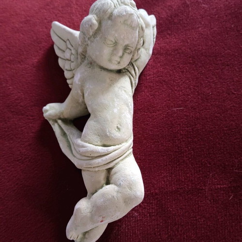 Clay wall decorative angel 12cm like new