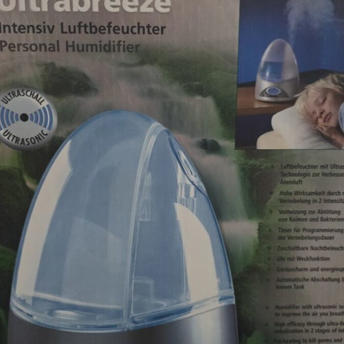 Medisana Ultrabreeze humidifier like new, barely used