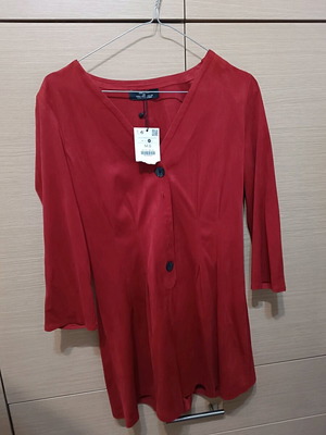 Bershka one-piece jumpsuit new, size M, burgundy