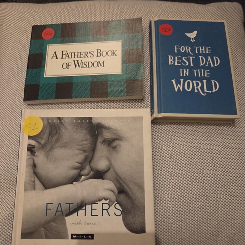 Gift books for Father's Day like new, English