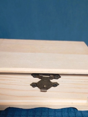Wooden box for decoupage new