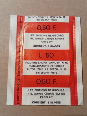 Popeye sticker packet