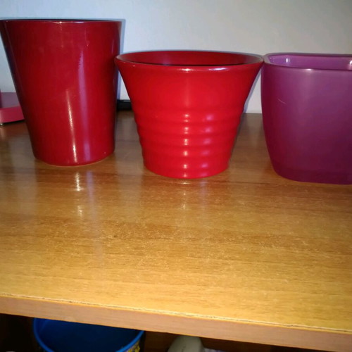 Flower pots used, pack of 3