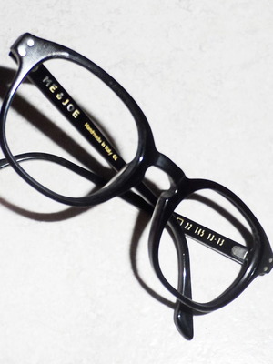 Me & Joe eyeglasses used, handmade acetate, black