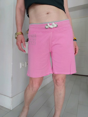 Women's pink Bermuda shorts No.S/M cotton like new