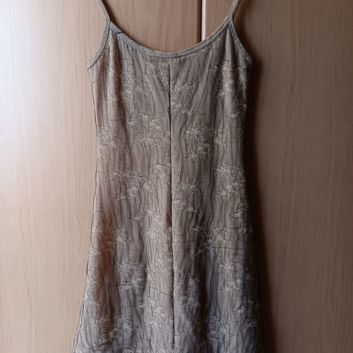 Guess Jeans Mini Dress like new, beige with black lace