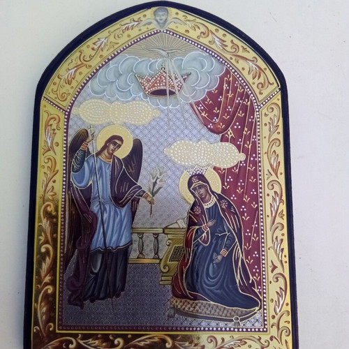 Holy Icon The Annunciation of the Theotokos like new, 18×12.5 cm