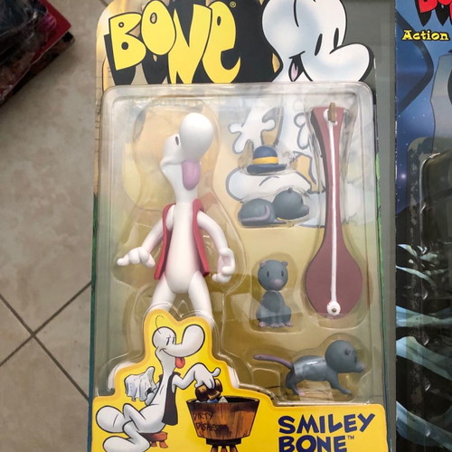 Bone Set of 9 Used Jeff Smith Figures, Rare
