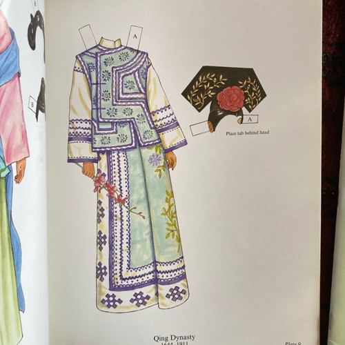 Paper dolls 5 books like new with Chinese and Japanese costumes