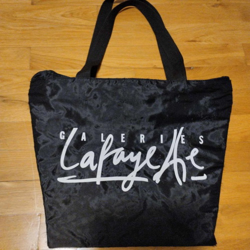 Galeries Lafayette shoulder bag used, black