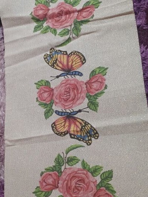 Butterfly embroidery new with threads included