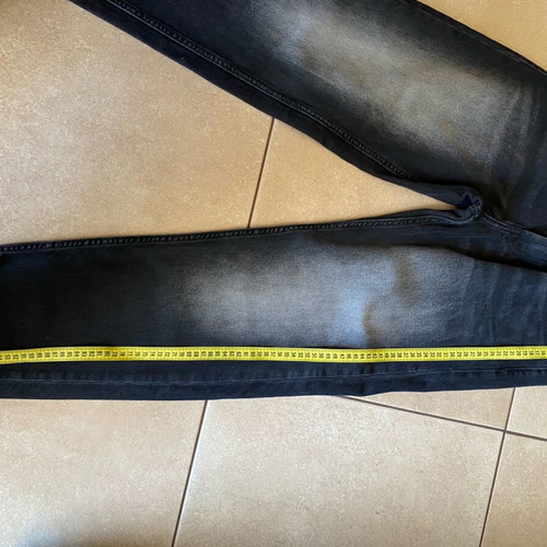 Bershka men's black faded jeans like new, size EUR 36