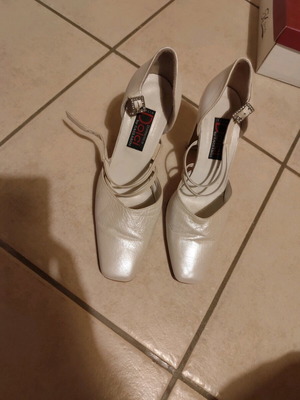 Dolce Domenico white shoes size 37 vintage used